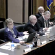 Members of the peer review panel discussing the NTP findings.